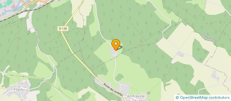 localisation de l'entreprise LES BALCONS DE L'ANDELLE  DOUVILLE-SUR-ANDELLE