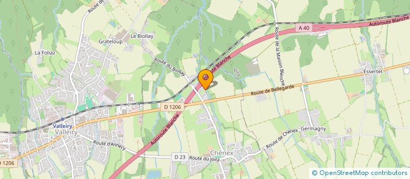 localisation de l'entreprise LES BALCONS DE L'HARMONIE  CHENEX