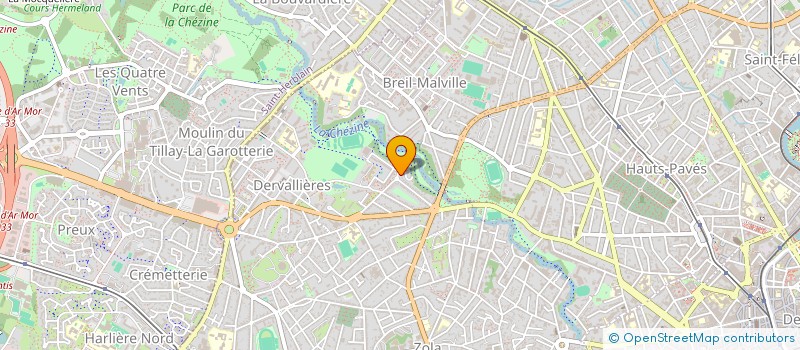 localisation de l'entreprise LES BALCONS DE MEL à NANTES