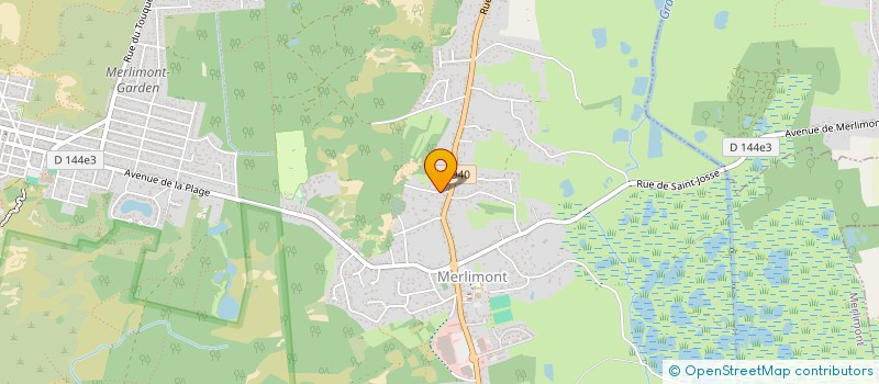 localisation de l'entreprise LES BALCONS DE PALAYSONS  MERLIMONT