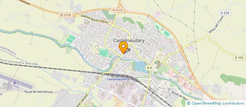 localisation de l'entreprise LES BALCONS DU GRAND BASSIN  CASTELNAUDARY