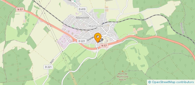 localisation de l'entreprise LES BALCONS DU MONT D'OR  MAMIROLLE