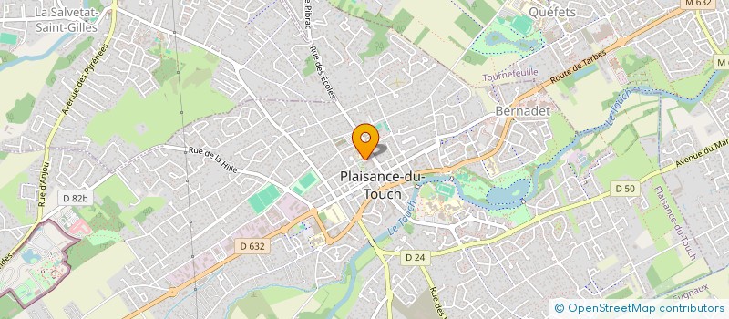 localisation de l'entreprise LES BALCONS DU VAL  PLAISANCE-DU-TOUCH