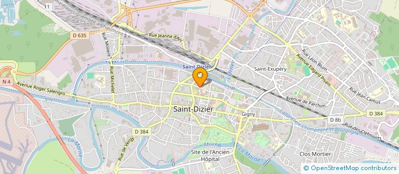 localisation de l'entreprise LES BALCONS LEDIZOT à SAINT-DIZIER
