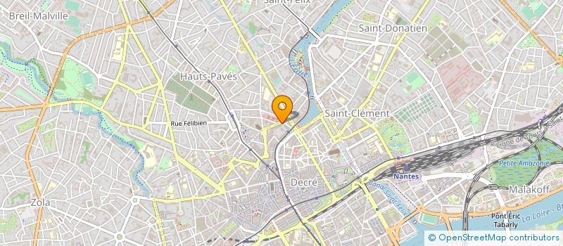 localisation de l'entreprise LES BALEINES DE TALENSAC à NANTES