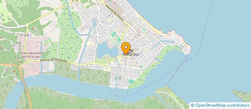 localisation de l'entreprise LES BALISIERS à KOUROU