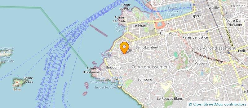 localisation de l'entreprise LES BALLADANTES à MARSEILLE