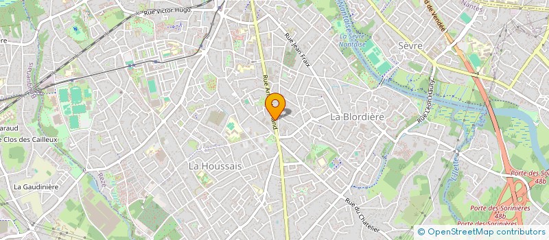 localisation de l'entreprise LES BALLADINES  REZE