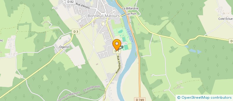 localisation de l'entreprise LES BALLADINS DE LA TOUR DE GANNE à BONNEUIL-MATOURS