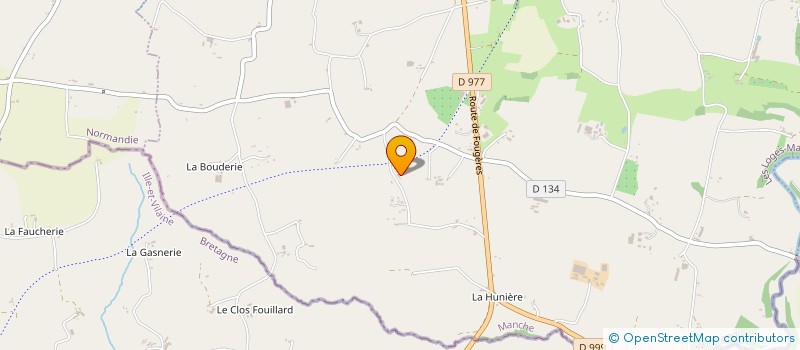 localisation de l'entreprise LES BALLADINS DES TROIS PROVINCES  LES LOGES-MARCHIS