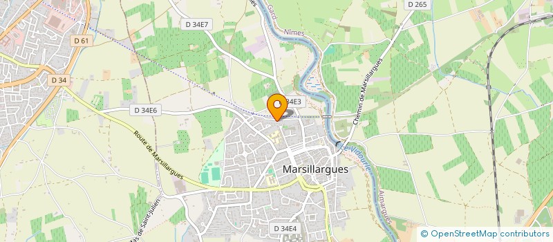 localisation de l'entreprise LES BALLERINES à MARSILLARGUES