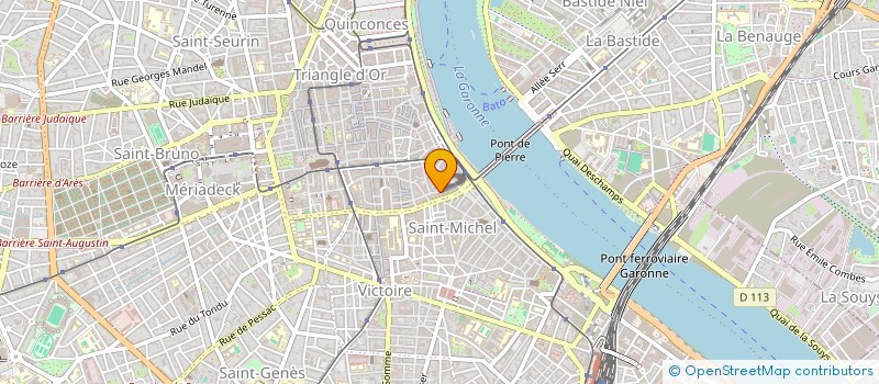 localisation de l'entreprise LES BALLETS D ALIENOR  BORDEAUX