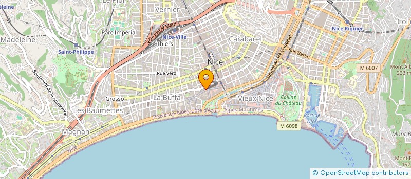 localisation de l'entreprise LES BALLETS JAZZ ALZETTA à NICE