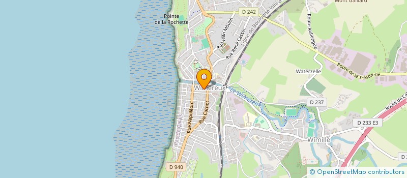 localisation de l'entreprise LES BALLONS DE WIMEREUX  WIMEREUX