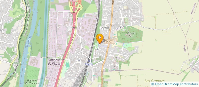 localisation de l'entreprise LES BALLONS ROUGES  FEYZIN