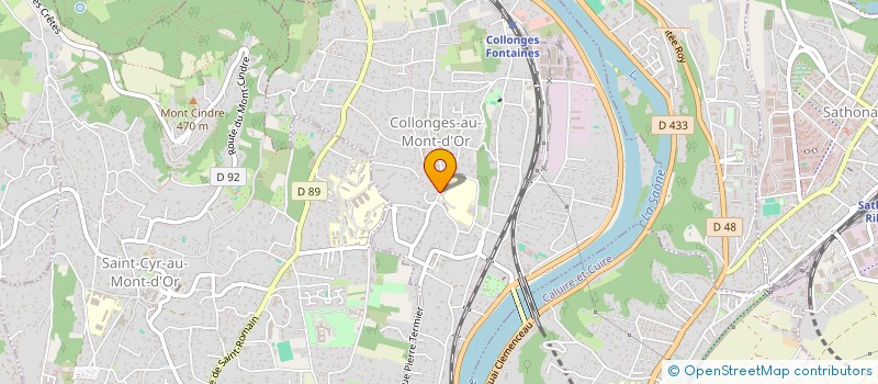 localisation de l'entreprise LES BALMES  MONTAGNY