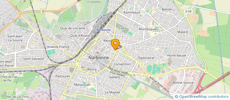 localisation de l'entreprise LES BALMETTES  NARBONNE