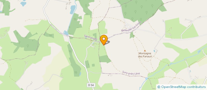 localisation de l'entreprise LES BALTRINGUES DE LA GRANDE BORNE  SANTRANGES