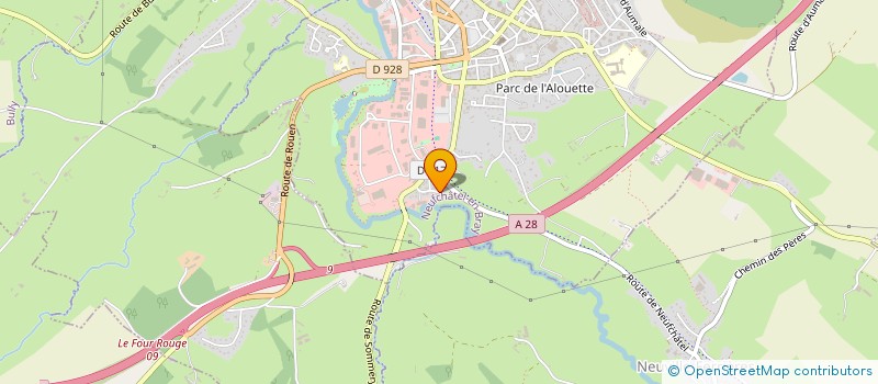 localisation de l'entreprise LES BAMBINOS DE PERRAULT  NEUFCHATEL-EN-BRAY