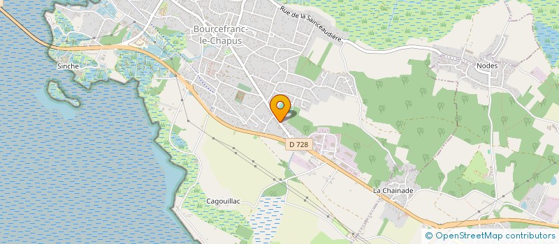 localisation de l'entreprise LES BAMBINS  BOURCEFRANC-LE-CHAPUS