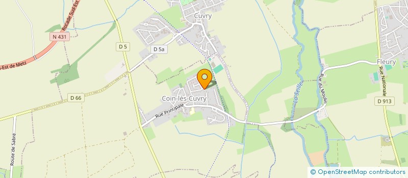 localisation de l'entreprise LES BAMBINS  COIN-LES-CUVRY