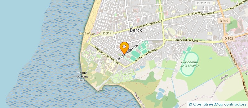 localisation de l'entreprise LES BAMBINS BERCKOIS à BERCK