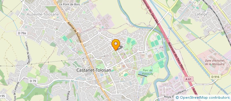 localisation de l'entreprise LES BAMBINS D'ABIDJAN à CASTANET-TOLOSAN