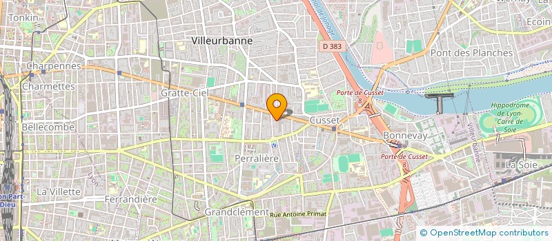 localisation de l'entreprise LES BAMBINS D'AMBALAVAO  VILLEURBANNE