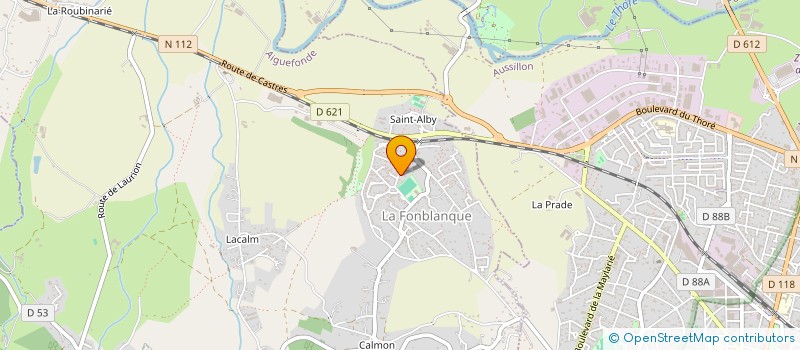 localisation de l'entreprise LES BAMBINS D'AUTAN à AIGUEFONDE