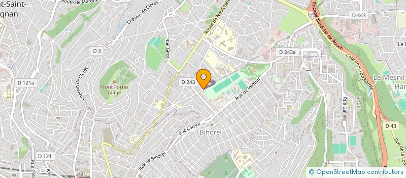 localisation de l'entreprise LES BAMBINS D'AVILA à BIHOREL