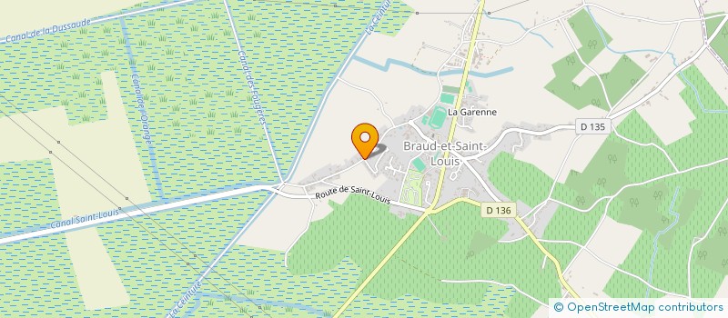 localisation de l'entreprise LES BAMBINS DEL'ISA à BRAUD-ET-SAINT-LOUIS