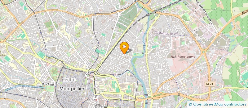 localisation de l'entreprise LES BAMBINS DU LEZ à MONTPELLIER