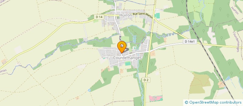 localisation de l'entreprise LES BAMBINS DU MONT MORET  COURDEMANGES