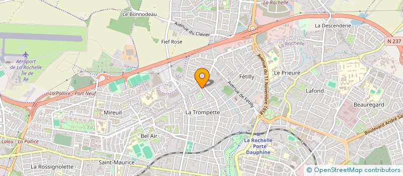 localisation de l'entreprise LES BAMBINS DU PERTUIS à LAGORD