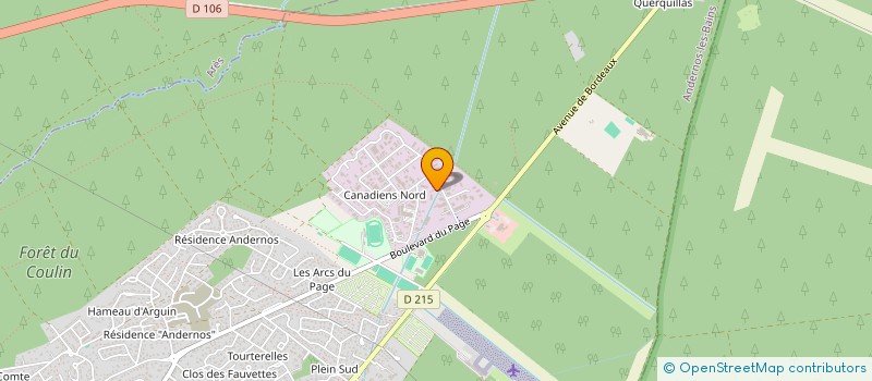 localisation de l'entreprise LES BAMBOUS  ANDERNOS-LES-BAINS