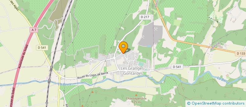 localisation de l'entreprise LES BAMBOUS  LES GRANGES-GONTARDES