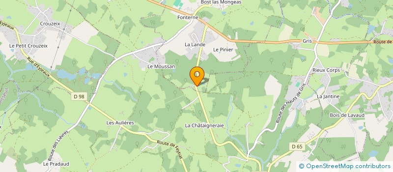localisation de l'entreprise LES BAMBOUS DU MOUSSAN à AUREIL