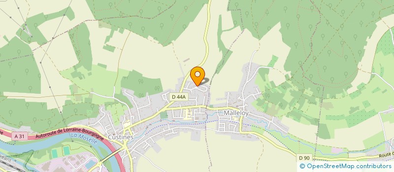 localisation de l'entreprise LES BANAFOUS  CUSTINES