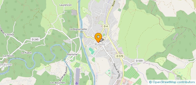 localisation de l'entreprise LES BANCS D'AUTREFOIS  RUOMS