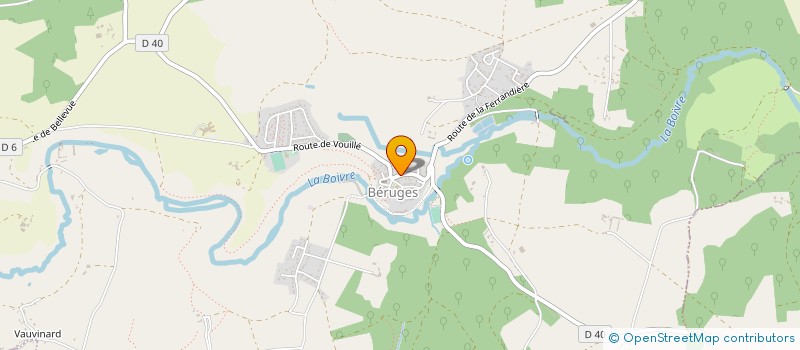 localisation de l'entreprise LES BAOBABS  CHALANDRAY