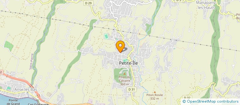 localisation de l'entreprise LES BAOBABS  PETITE-ILE