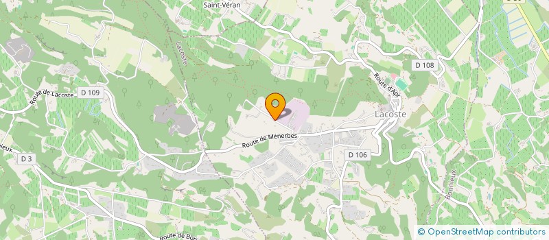 localisation de l'entreprise LES BAQUIS  LACOSTE