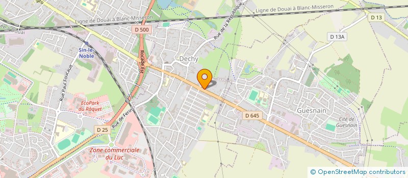 localisation de l'entreprise LES BAR-JO DE DECHY MOTO-CLUB  DECHY