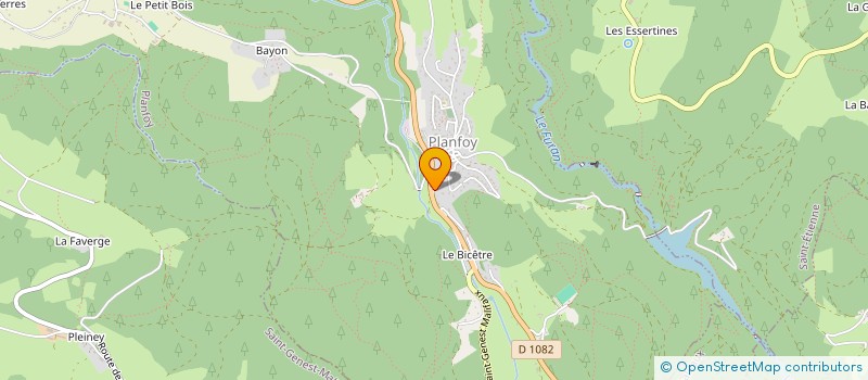 localisation de l'entreprise LES BARABANS  PLANFOY