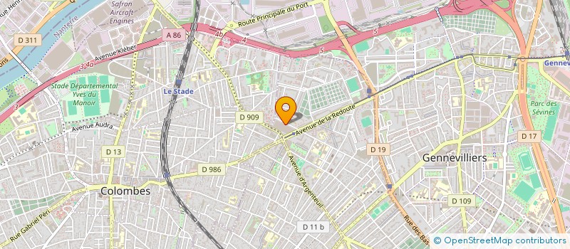 localisation de l'entreprise LES BARAC à ASNIERES-SUR-SEINE