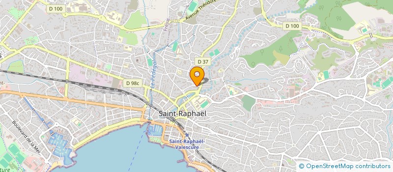 localisation de l'entreprise LES BARAGNEURS VAROIS à SAINT-RAPHAEL