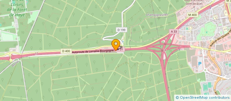 localisation de l'entreprise LES BARAQUES  CHAMPIGNEULLES