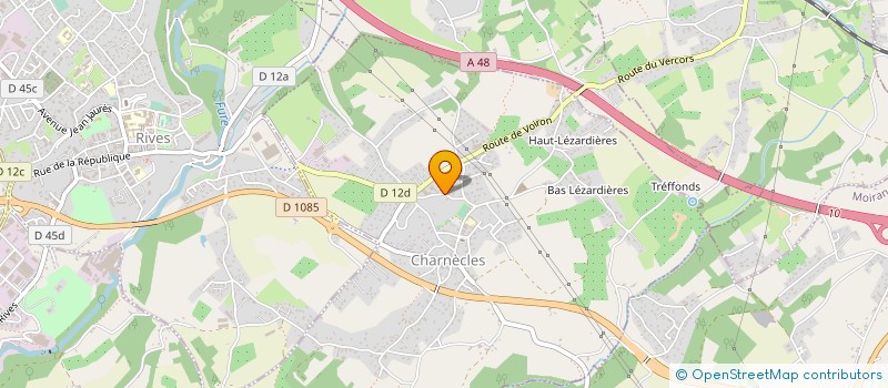 localisation de l'entreprise LES BARAQUES  CHARNECLES