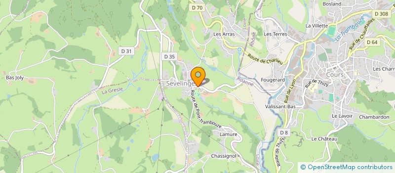 localisation de l'entreprise LES BARATINEURS  SEVELINGES