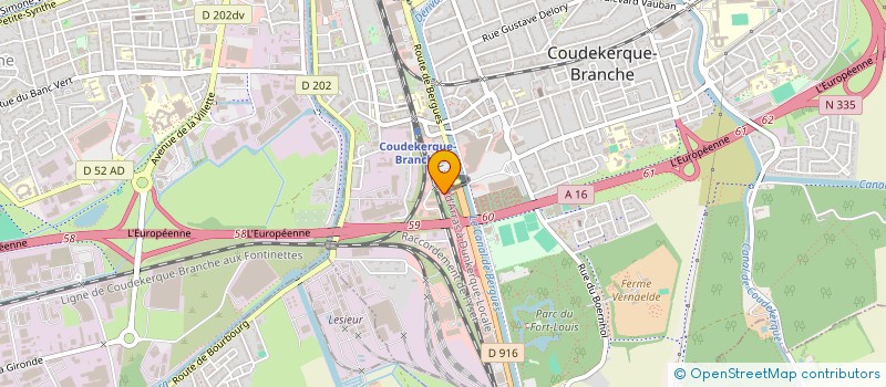 localisation de l'entreprise LES BARBABAMBINS  COUDEKERQUE-BRANCHE